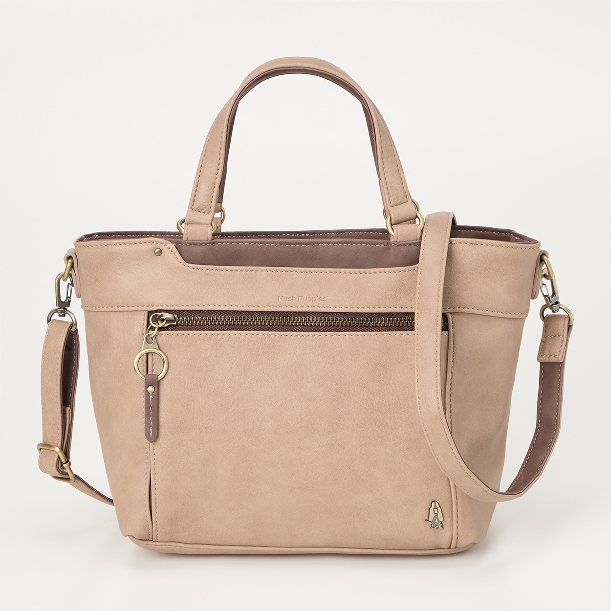 Hush Puppies(ハッシュパピー) 合皮メタルファスナー2WAYテサゲ