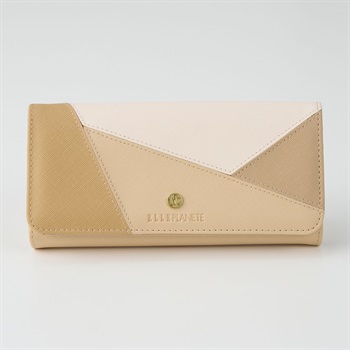 ELLE PLANETE(エルプラネット) L字ファスナー冠せ財布(ウスチャ-フリー)