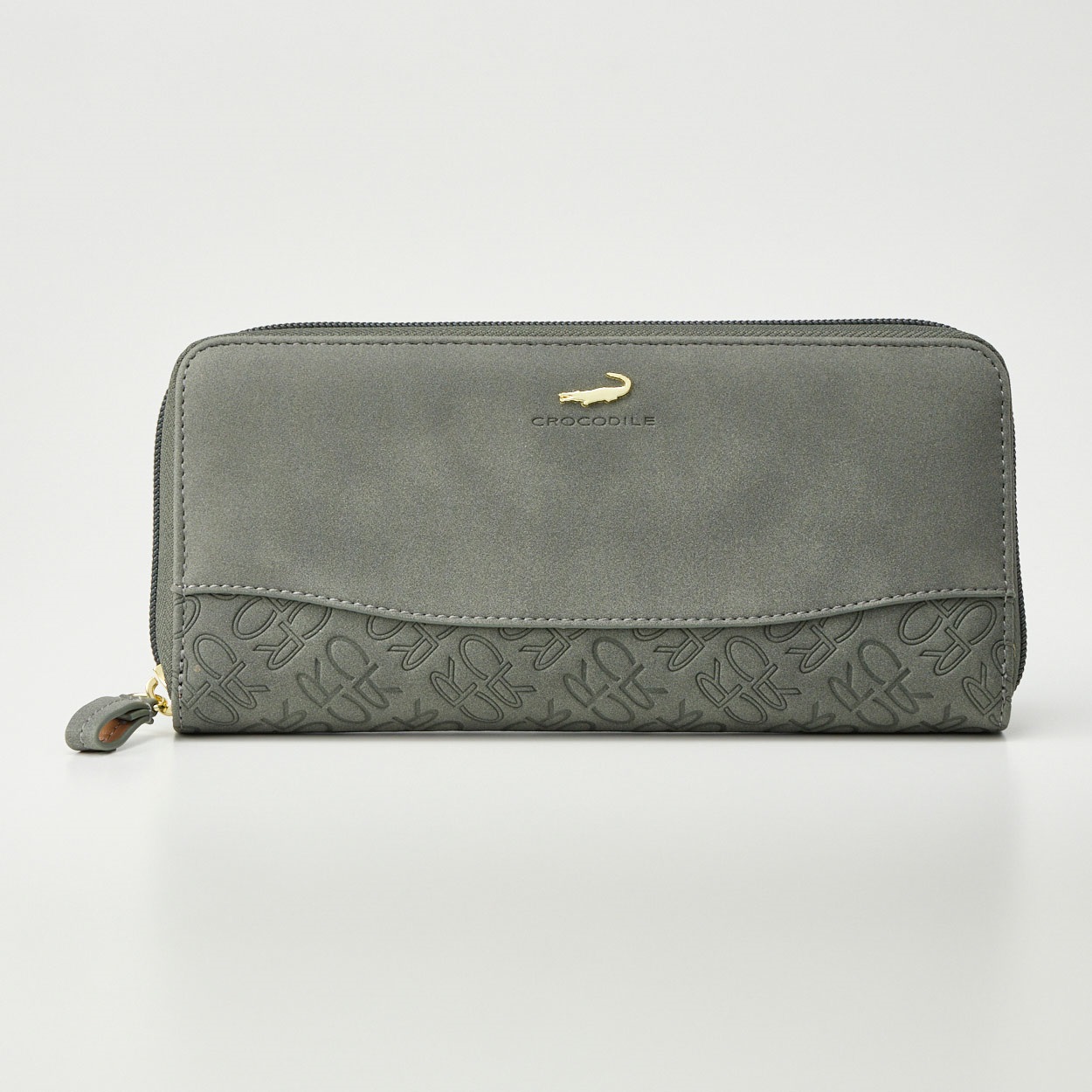 CROCODILE(クロコダイル) ロゴ ハカマ ラウンドファスナー束入れ