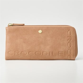 CROCODILE(クロコダイル) ロゴ ライン Lファスナー束入れ | イオン CROCODILE(クロコダイル) ロゴ ライン Lファスナー束入れ | イオン