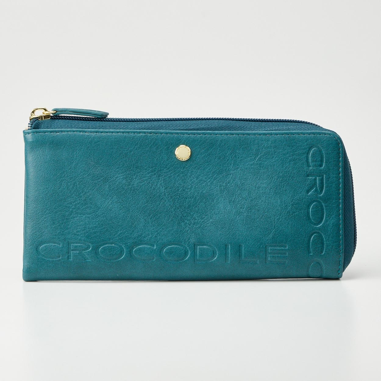 CROCODILE(クロコダイル) ロゴ ライン Lファスナー束入れ | イオン