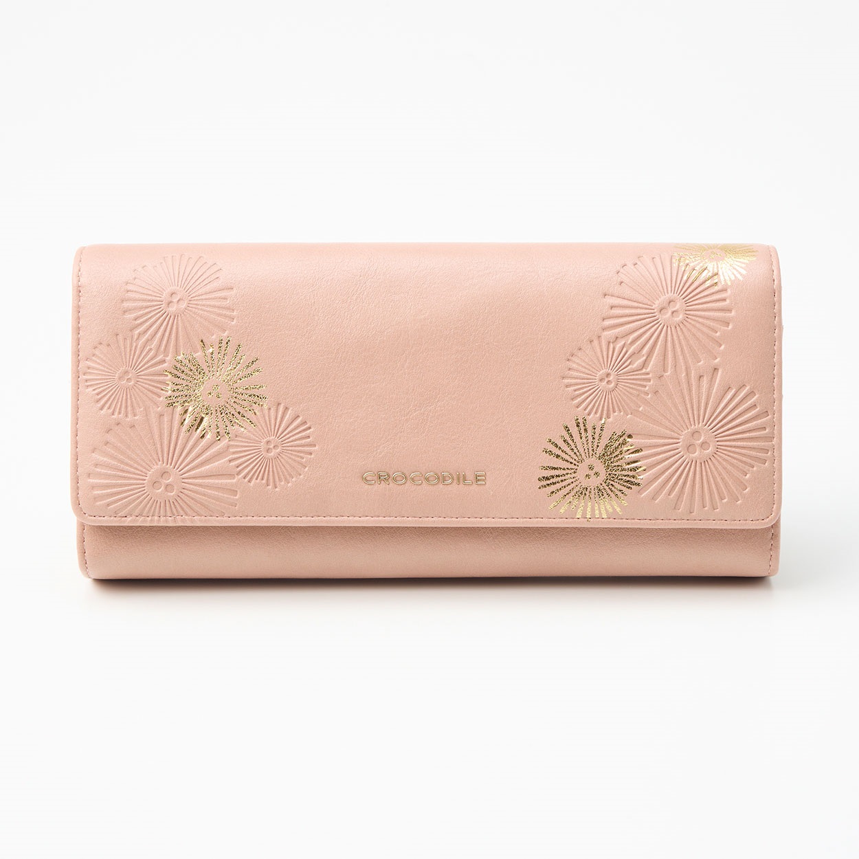 クロコダイル 財布 クロコダイル二つ折り財布 ラウンドファスナー ミドルウォレット