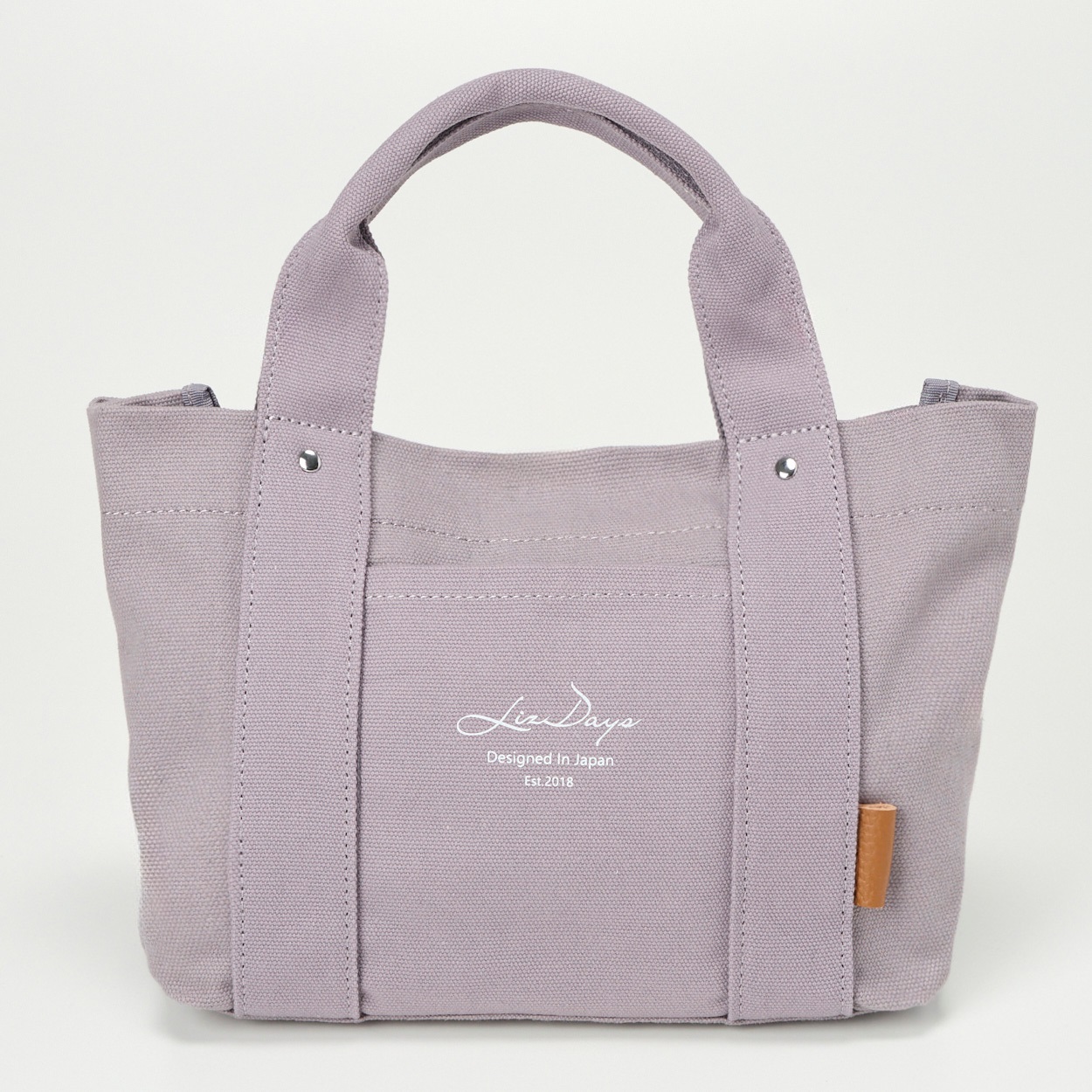 LIZDAYS 3仕切り マチ広 多収納 キャンバス手提げバッグ | イオン