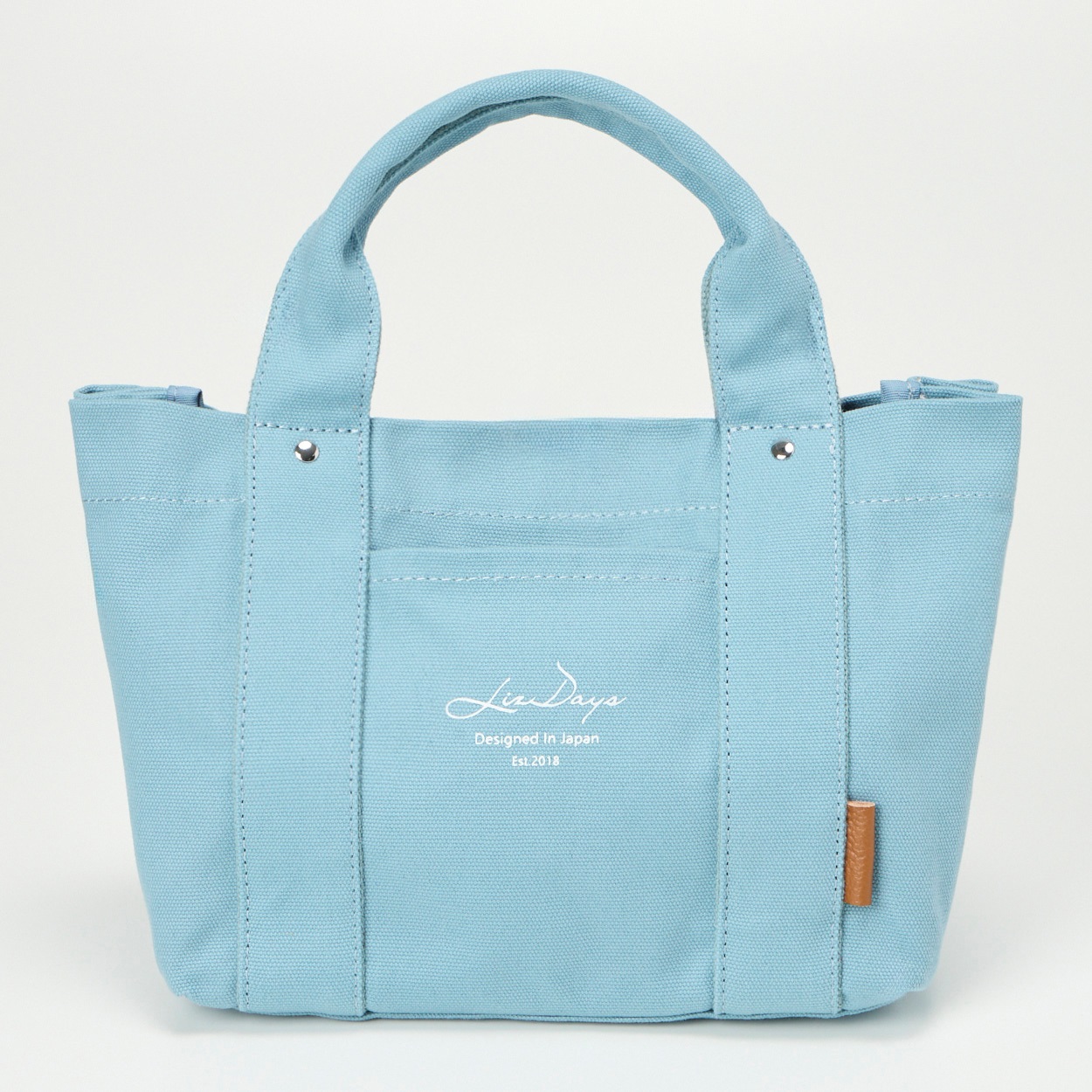 LIZDAYS 3仕切り マチ広 多収納 キャンバス手提げバッグ | イオン