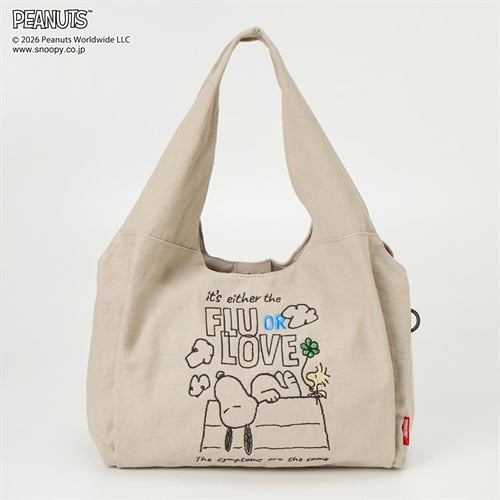 ピーナッツ(PEANUTS) スヌーピー洗えるキャンバストート