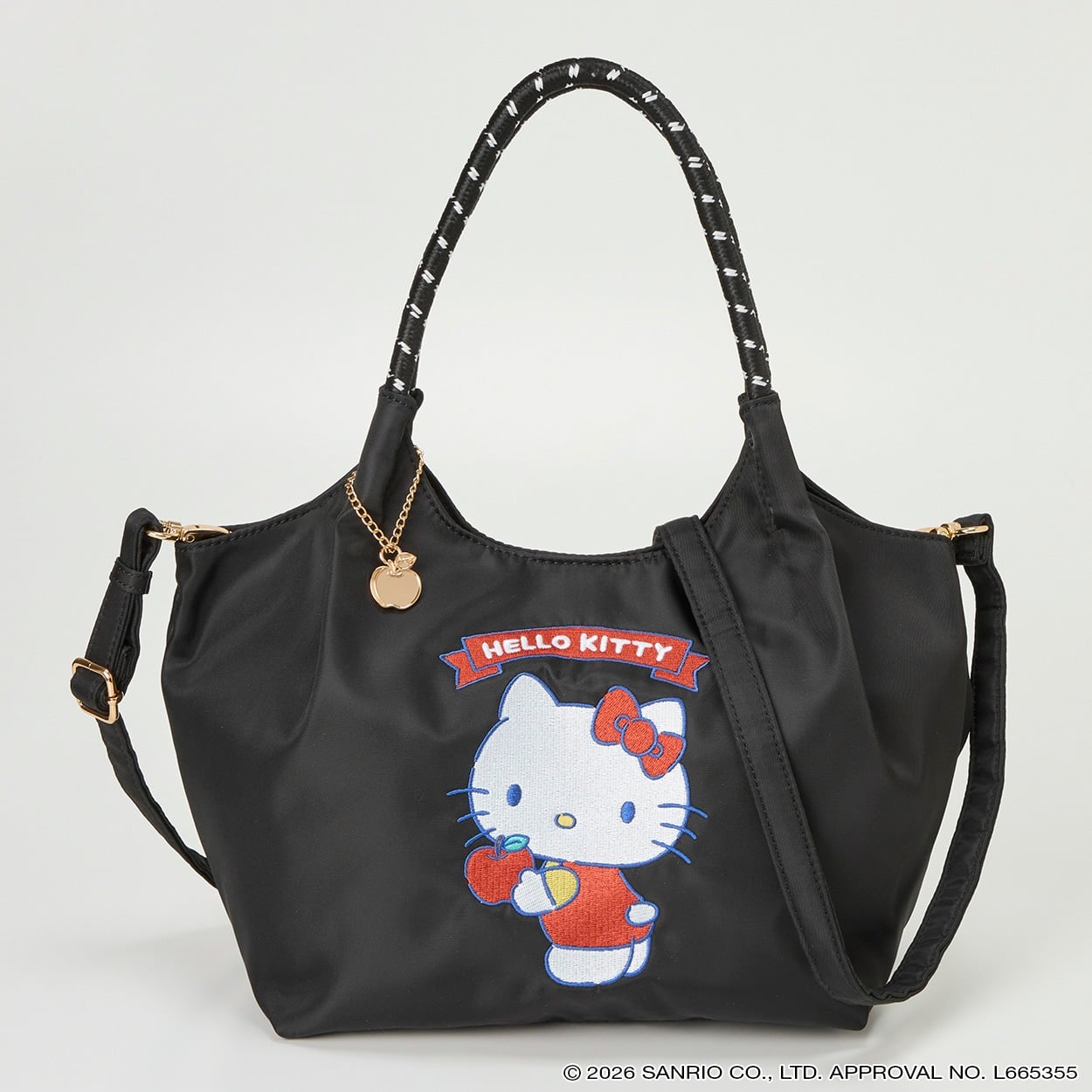ハローキティ 刺繍ロープ手手提げ | イオンスタイルオンライン 衣料品