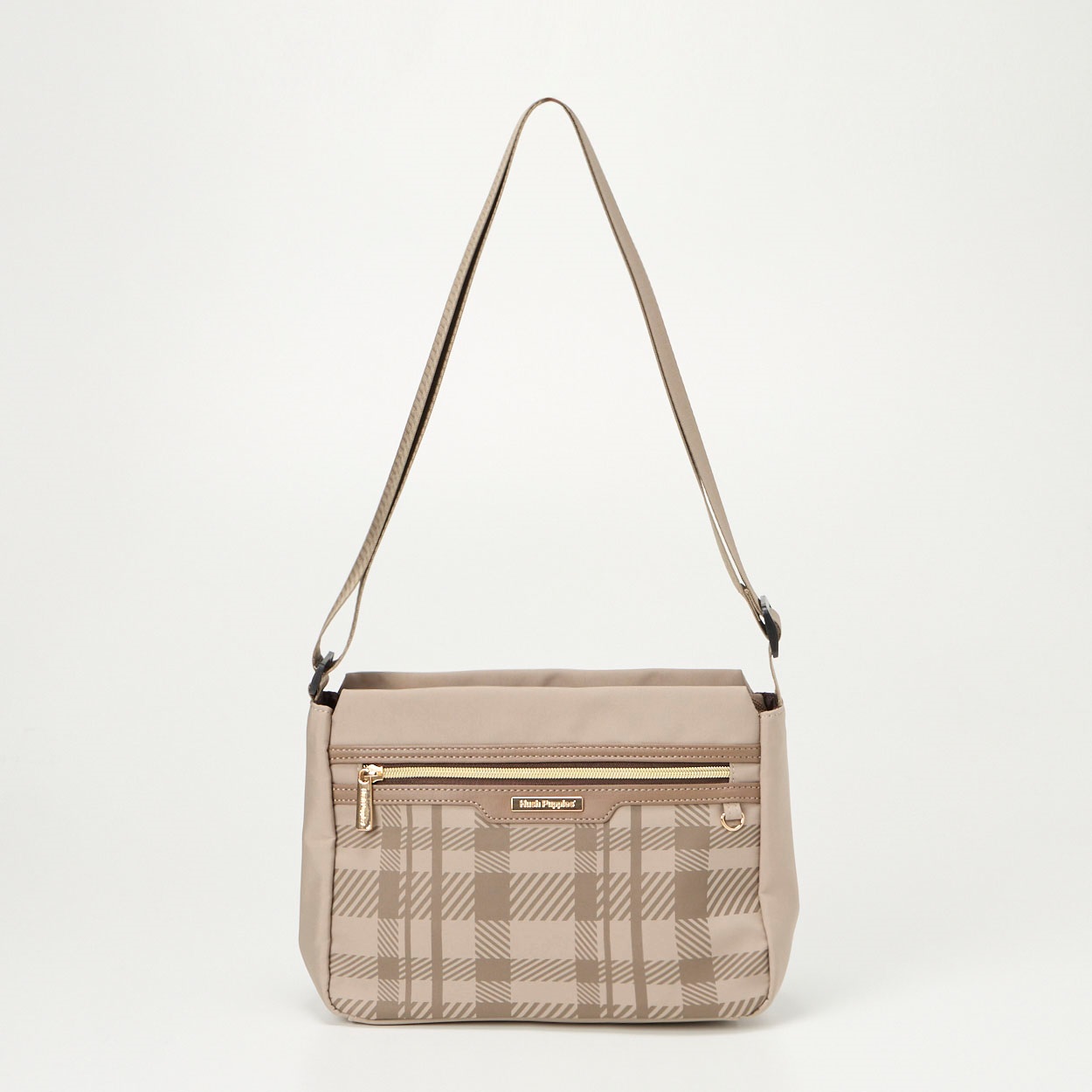 Hush Puppies(ハッシュパピー) チェックプリント横型ショルダー(ウスチャ-フリー)