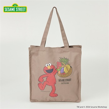 FRUIT OF THE LOOM×セサミエルモプリントトート(チャ-フリー)