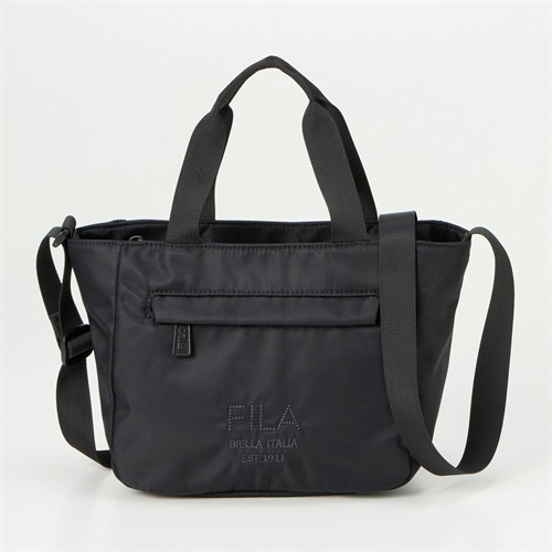 FILA(フィラ) 舟型ショルダーバッグ 2WAYドット刺繍(クロ-フリー)