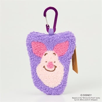 DISNEY Pooh ピグレット さがら刺繍ダイカットコインケース(ムラサキ-フリー)