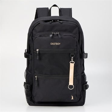 EAST BOY 2ルームリュック(ブラック×ベージュ-フリー)
