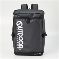 OUTDOOR PRODUCTS(アウトドア プロダクツ) ボックス型リュック(ブラック×ホワイト-フリー)