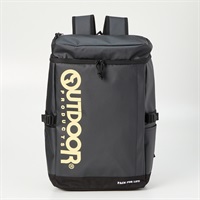 OUTDOOR PRODUCTS(アウトドア プロダクツ) ボックス型リュック(ブラック×イエロー-フリー)