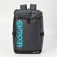 OUTDOOR PRODUCTS(アウトドア プロダクツ) ボックス型リュック(ブラック×グリーン-フリー)
