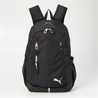 PUMA(プーマ) ラウンドリュック(ブラック×シルバー-フリー)