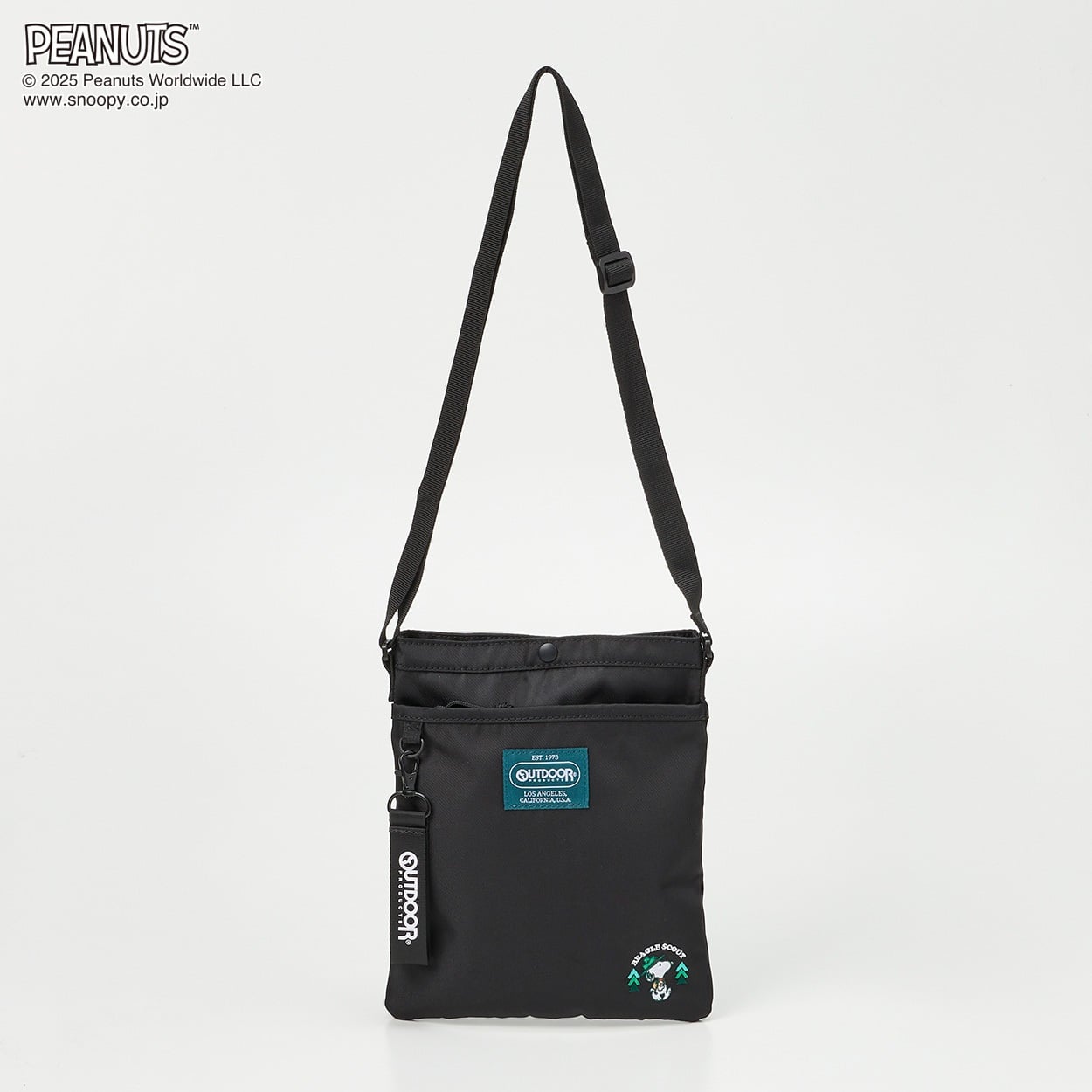 スヌーピー ショルダーバッグ黒 PORTER ポーター JOE PORTER 