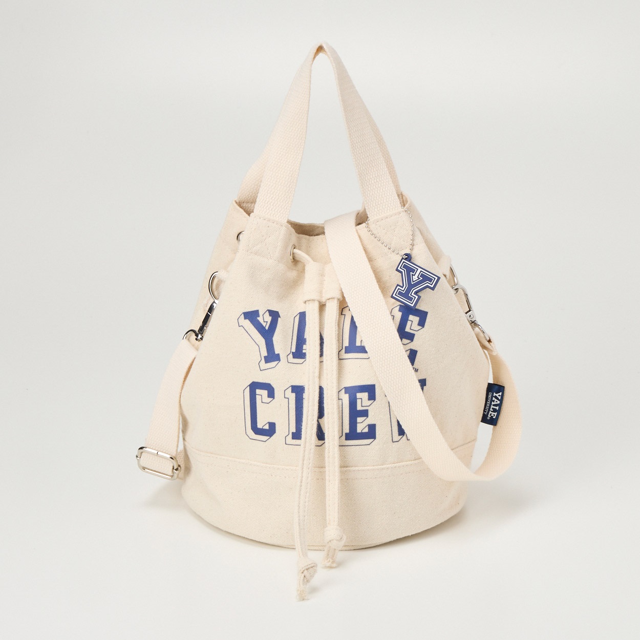 YALE(イエール) 帆布ミニショルダー(アイボリー-フリー)