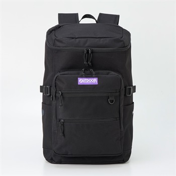 OUTDOOR PRODUCTS(アウトドア プロダクツ) スクエアリュック(ナップサック付)(ムラサキ-フリー)