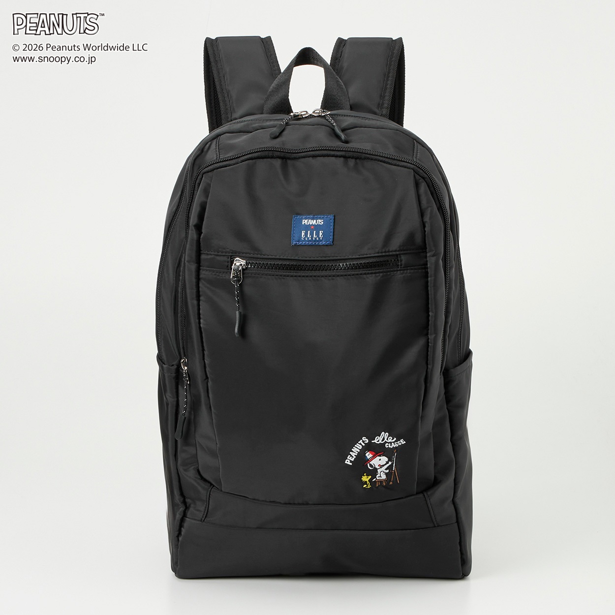 PEANUTS×ELLE CLASSE リュック(クロ-フリー)