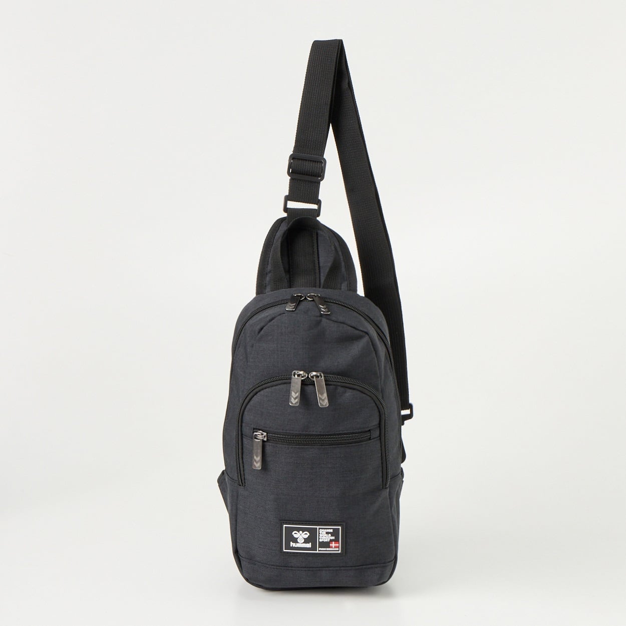 hummel(ヒュンメル) 杢ボディバッグ(クロ-フリー)