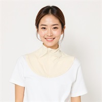 トップバリュ PEACE FIT COOL(ピースフィットクール) ジップ襟(アイボリー-フリー)