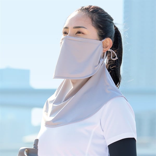 トップバリュ PEACE FIT COOL(ピースフィットクール) フェイスネックカバー(ウスクロ-フリー)