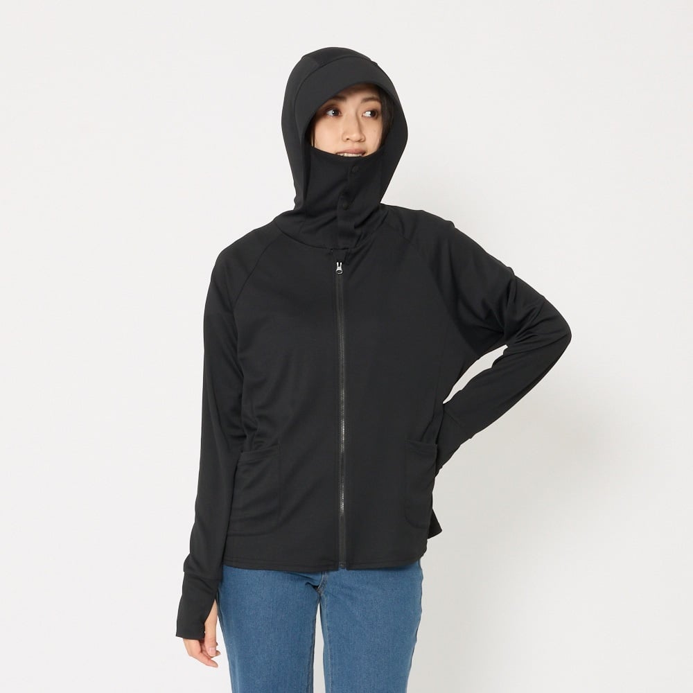 専用！MEER. CREAM PUFF TOP(BLK) Kremowa kurtka puffer z kapturem - CROPP - 095AR-01X