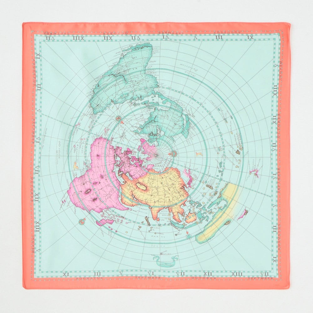 スカーフ プリーツ 地図柄 | イオンスタイルオンライン 衣料品