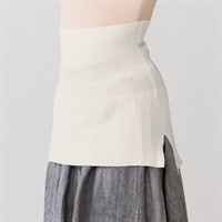 トップバリュ(TOPVALU) 保湿加工見せる腹巻 レディス(シロ-フリー)