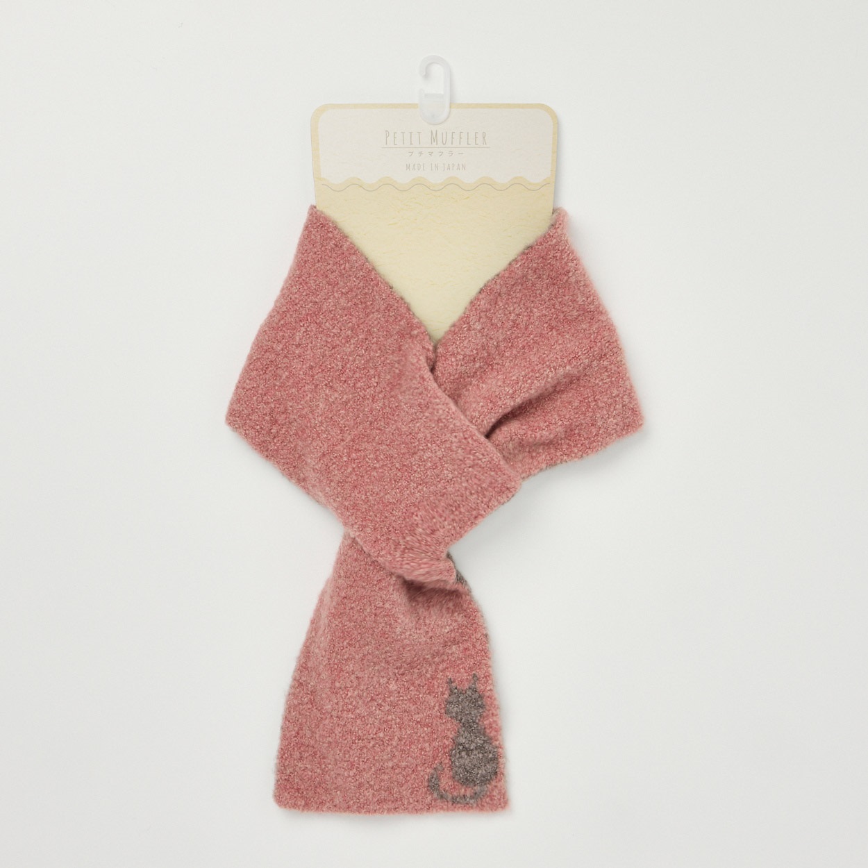 マフラー ニット 日本製 猫柄 リバーシブル レディス | イオンスタイル