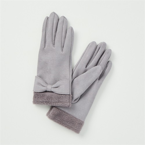 手袋 スエード調 ボア リボン レディス | イオンスタイルオンライン