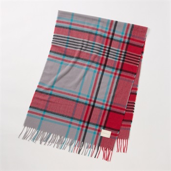 サージュ・コンチェルト お揃いアイテム マフラー イオン ストール マフラー 大判 ソフトタッチ チェック レディス | イオン