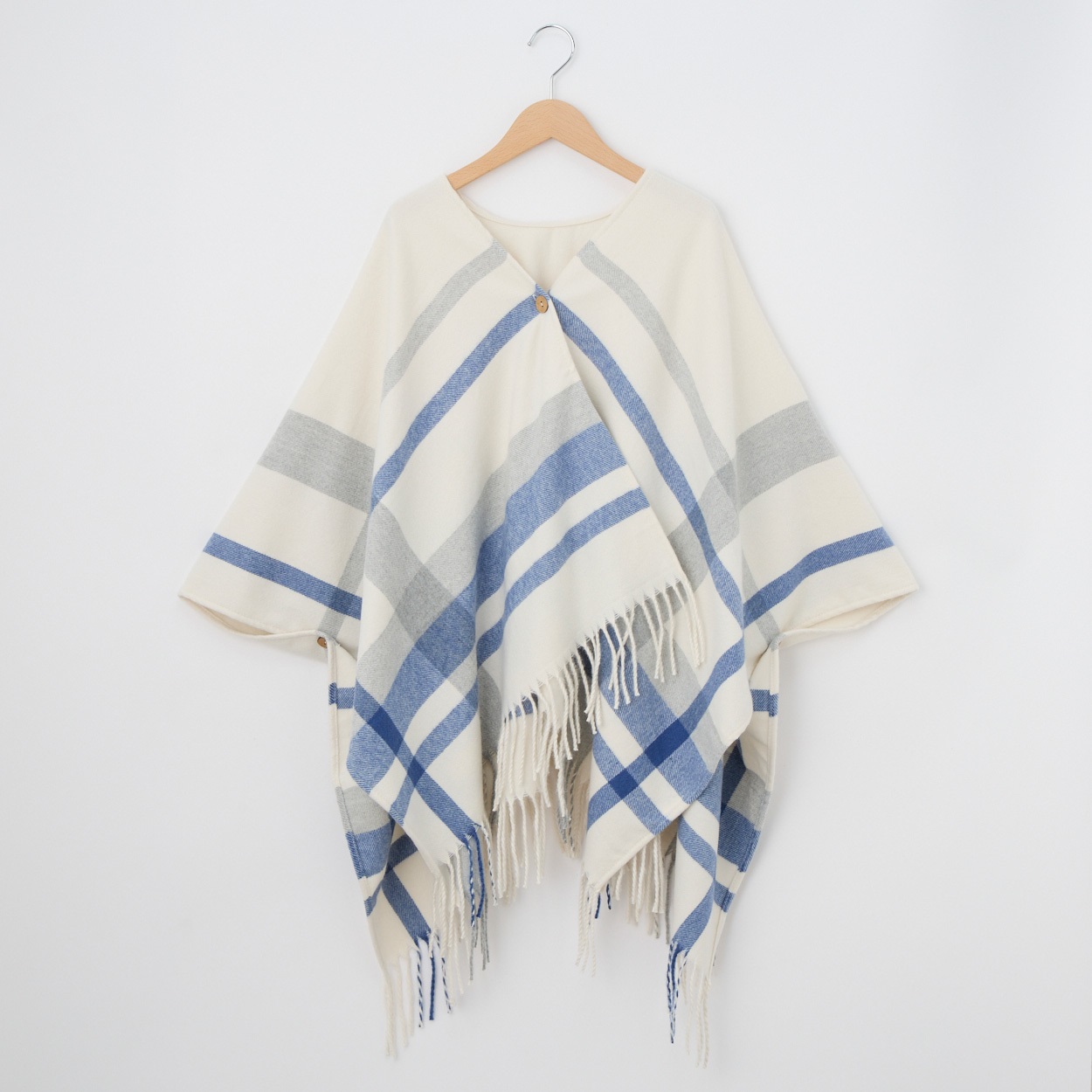 ポンチョ ケープ 羽織り チェック柄 レディス | イオンスタイル