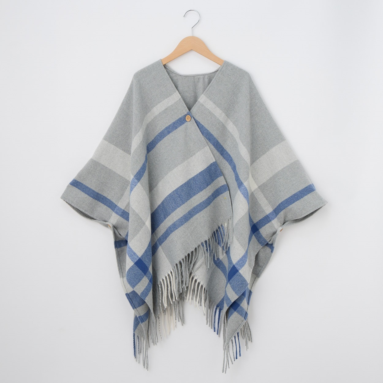 ポンチョ ケープ 羽織り チェック柄 レディス | イオンスタイル