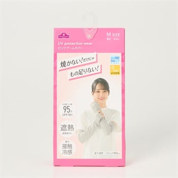 ピースフィットクール UV ロングアームカバー トップバリュ(TOPVALU) (ウスクロ-M)