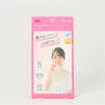 ピースフィットクール UV ジップ衿 トップバリュ(TOPVALU) (アイボリー-フリー)