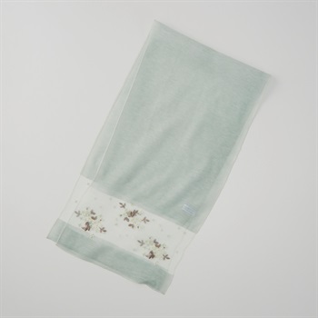 ストール マフラー 花刺繍 レディス(ウスミドリ-フリー)