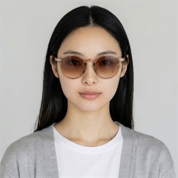 サングラス  UVカット 紫外線透過率1.0% レディス(チャ-フリー)