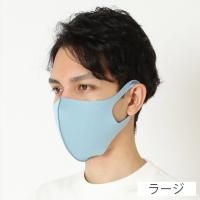 マスク 3枚入 PASTEL MASK(パステルマスク) 洗って使える３Dマスク 大人用 ラージサイズ(サックス-ラージサイズ)