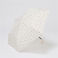 婦人 折傘 ミルキードット(シロ-50CM)