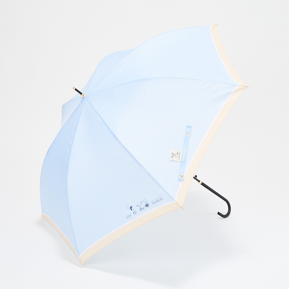 PEANUTS(ピーナッツ) 長傘  レディス(ウスアオ-60CM)