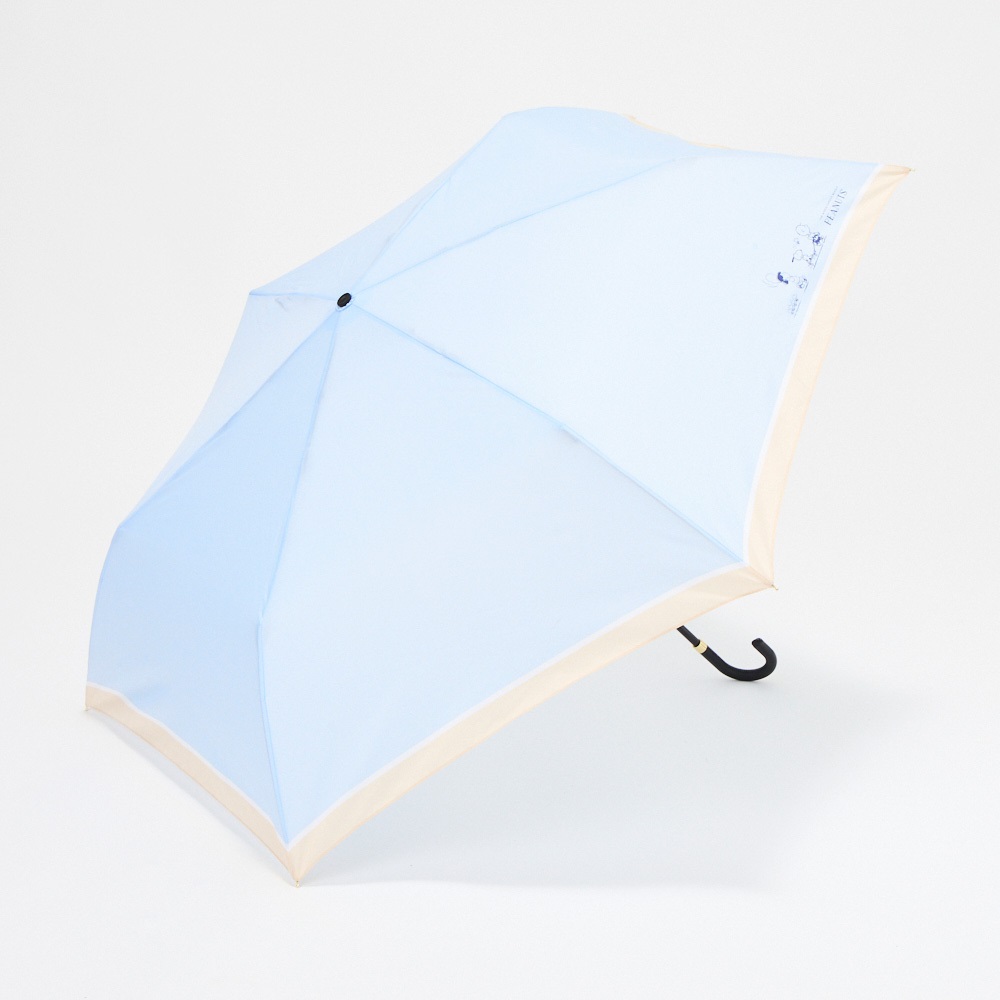 PEANUTS(ピーナッツ) 折傘  レディス(ウスアオ-55CM)