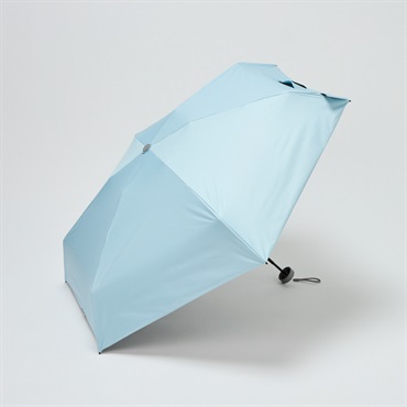 晴雨兼用折傘 ゼロアンド コンパクト(ウスアオ-50CM)