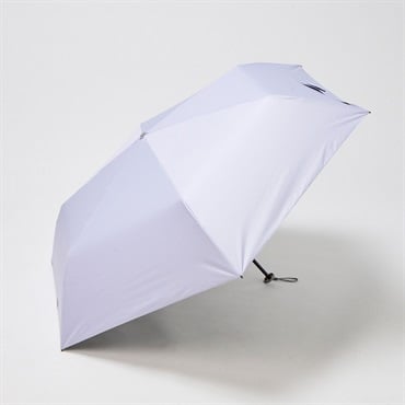 -0&(ゼロアンド) 折傘 晴雨兼用 軽量 ユニセックス(ウスムラサキ-55CM)