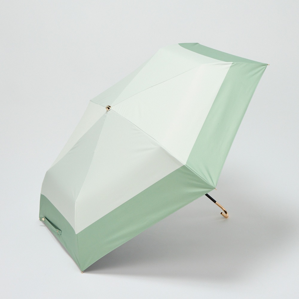 新品タグ付　高級　13,200円 マッキントッシュフィロソフィー【uv晴雨】 Water front(ウォーターフロント) 晴雨兼用 折傘 スレンダー