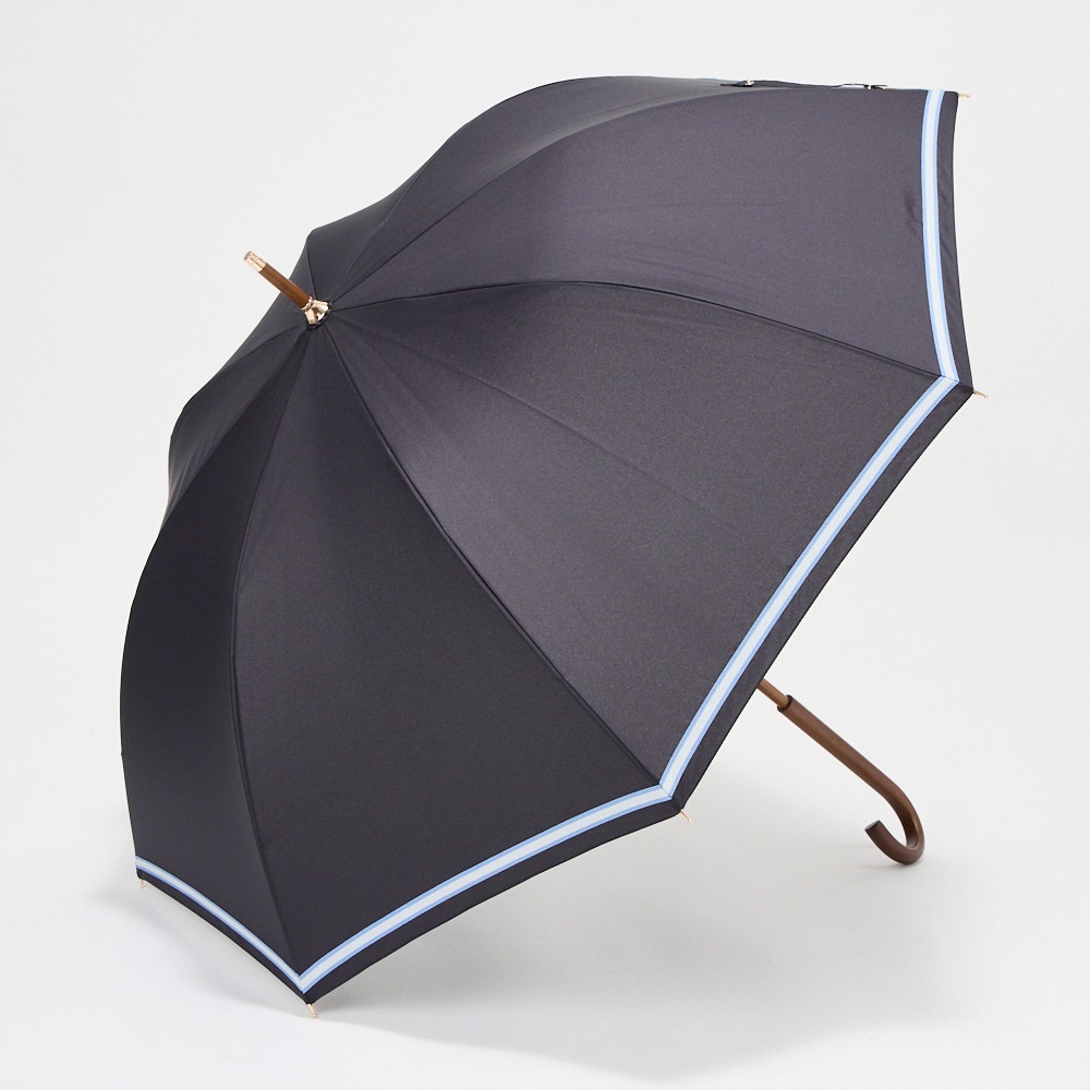 Water front(ウォーターフロント) 婦人 長傘 モクット マニッシュボーダー(コイアオ-58CM)