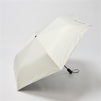 トップバリュ(TOPVALU) 折傘 自動開閉 晴雨兼用傘(シロ-58CM)