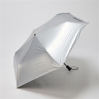 トップバリュ(TOPVALU) 折傘 自動開閉 晴雨兼用傘(ギン-58CM)