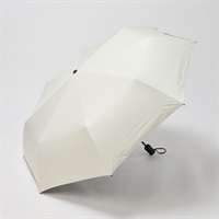 トップバリュ(TOPVALU) 折傘 耐風骨仕様 風に強い晴雨兼用傘(シロ-60CM)