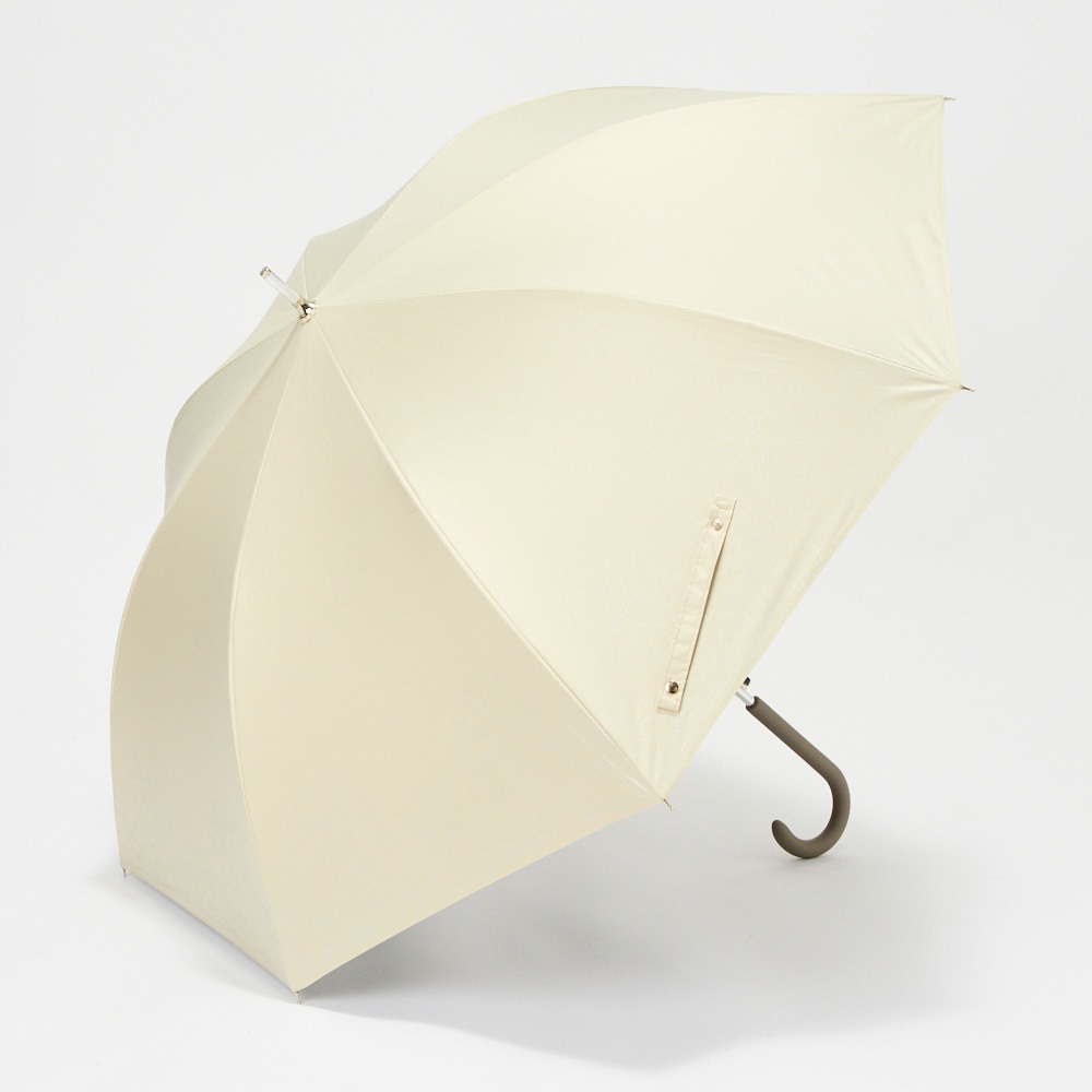 ポイント20倍対象商品】晴雨兼用長傘 ラインフラワー 大きい